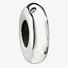 Chamilia Sterling Silver Uptown Clear Cubic Zirconia Bead 2025-0774