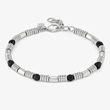 Nomination InstinctStyle Stainless Steel & Lava Stone Beaded Bracelet 027929/036
