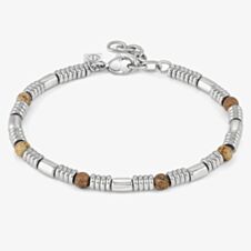 Nomination InstinctStyle Stainless Steel & Tiger Eye Beaded Bracelet 027929/041