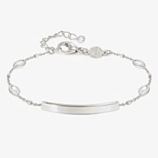 Nomination Messaggi D'Amore Engravable Plate Oval Cubic Zirconia Bracelet 241204/058