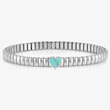 Nomination XTE Life Stainless Steel Turquoise Heart Bracelet 046009/102