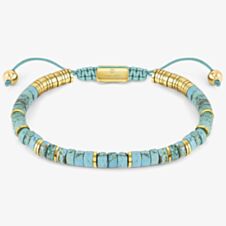 Nomination InstinctStyle Gold Finish Stainless Steel Turquoise Bracelet 027925/033