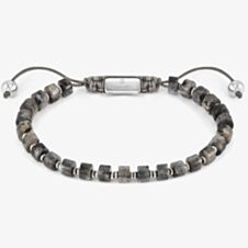 Nomination InstinctStyle Stainless Steel Grey Jasper Bracelet 027924/081