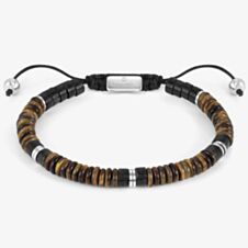 Nomination InstinctStyle Stainless Steel Tigers Eye Jasper Bracelet 027924/080