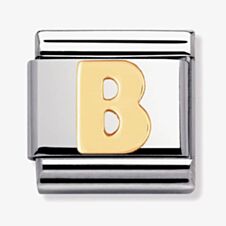 Nomination CLASSIC Gold Letters B Charm 030101/02