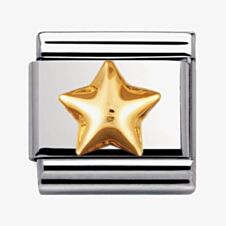 Nomination CLASSIC Gold Daily Life Raised Star Charm 030110/12