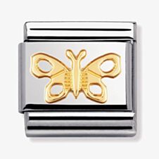 Nomination CLASSIC Gold Animals of Air Butterfly Charm 030114/02