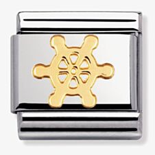 Nomination CLASSIC Gold Sports Collection Boatwheel Charm 030106/14