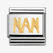 Nomination CLASSIC Gold Writings Nan Charm 030107/17