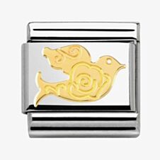 Nomination CLASSIC Gold Madame Monsieur Dove Charm 030162/12