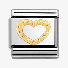 Nomination CLASSIC Gold Love Heart Charm 030116/19