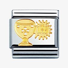 Nomination CLASSIC Gold Religious Chalice and Host Charm 030105/02