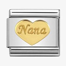 Nomination CLASSIC Gold Symbols Nana Heart Charm 030162/43
