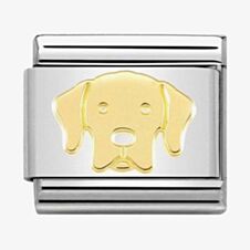 Nomination CLASSIC Gold Labrador Charm 030162/57