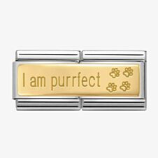 Nomination CLASSIC Gold Double I Am Purrfect Charm 030710/18