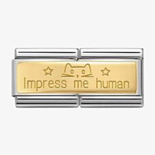 Nomination CLASSIC Gold Double Impress Me Human Charm 030710/20