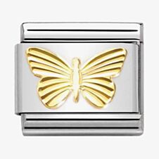Nomination CLASSIC Composable Gold Coated Butterfly Charm 030149/45
