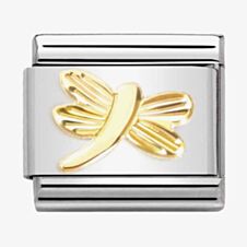 Nomination CLASSIC Composable Gold Coated Dragonfly Charm 030149/56