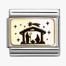 Nomination CLASSIC Gold Nativity Charm 030166/34