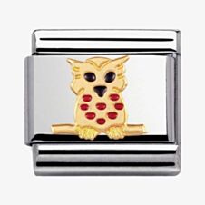 Nomination CLASSIC Gold Animals Owl Charm 030211/10