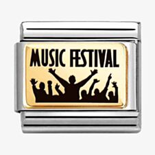 Nomination CLASSIC Gold Music Festival Charm 030166/40