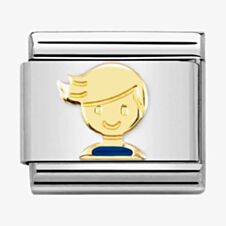 Nomination CLASSIC Composable Blue Enamel Boy Charm 030272/67