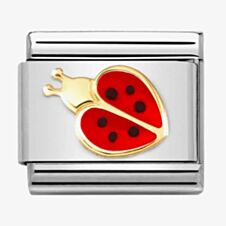 Nomination CLASSIC Composable Red & Black Enamel Ladybug Charm 030272/69