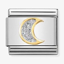 Nomination Classic Glitter Symbols Gold 'Moon' Charm 030220/05