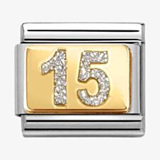 Nomination CLASSIC Gold 15 Glitter Charm 030224/07