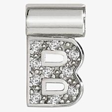 Nomination SeiMia Silver Cubic Zirconia Letter B Pendant 147115/002