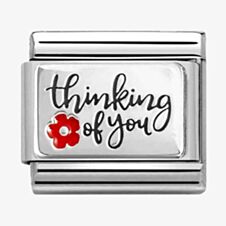Nomination CLASSIC Silvershine Thinking Of You Charm 330210/04