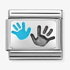 Nomination CLASSIC Silvershine Parent & Child Hands Charm 330208/43