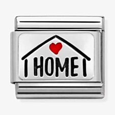 Nomination CLASSIC Composable Plates Home With Heart Charm 330208/54