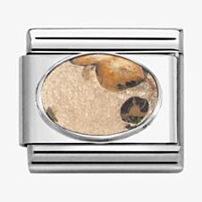 Nomination CLASSIC Hard Stones Matte Leopard Jasper Stone Charm 330510/46