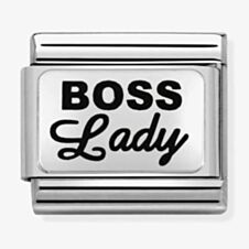 Nomination CLASSIC Silvershine Oxidised BOSS Lady Charm 330109/35