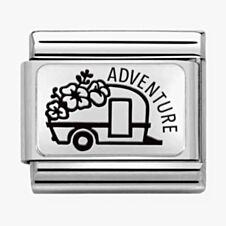 Nomination CLASSIC Composable Plates Adventure Caravan Charm 330111/25
