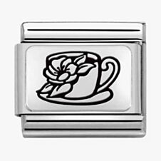 Nomination CLASSIC Composable Plates Teacup with Flowers 330111/26