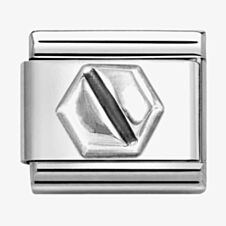 Nomination CLASSIC Silvershine Oxidised Hexagonal Screw Charm 330101/64