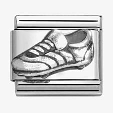 Nomination CLASSIC Silvershine Oxidised Football Boot Charm 330101/67