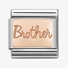 Nomination CLASSIC Rose Gold Plates Brother Charm 430101/37