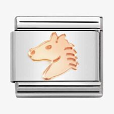 Nomination CLASSIC Composable Rose Gold Horse Head Charm 430104/47
