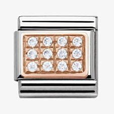 Nomination CLASSIC Rose Gold White Pave Charm 430301/01