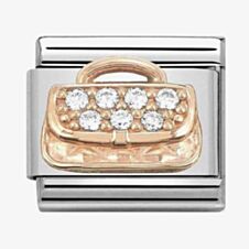 Nomination CLASSIC Rose Gold Handbag With Zirconia Charm 430302/31 *