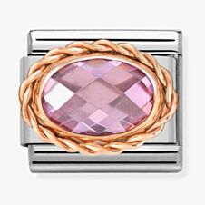 Nomination CLASSIC Composable Pale Pink Cubic Zirconia Charm 430603/003*