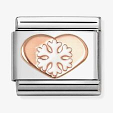 Nomination Classic Symbols Rose Gold Snowflake Charm 430202/45