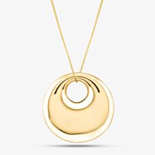9ct Yellow Gold Open Disc Pendant GP2167 GN141