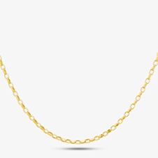9ct Yellow Gold Rectangle Belcher Chain HOBD-210-9Y