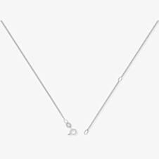 9ct White Gold 18 Inch Diamond-Cut Curb Chain CN608L-18