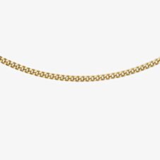 9ct Yellow Gold Diamond Cut Curb Chain 1.13.0033