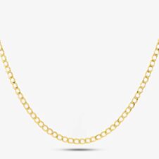 9ct Yellow Gold 22 Inch Curb Chain HC070-22